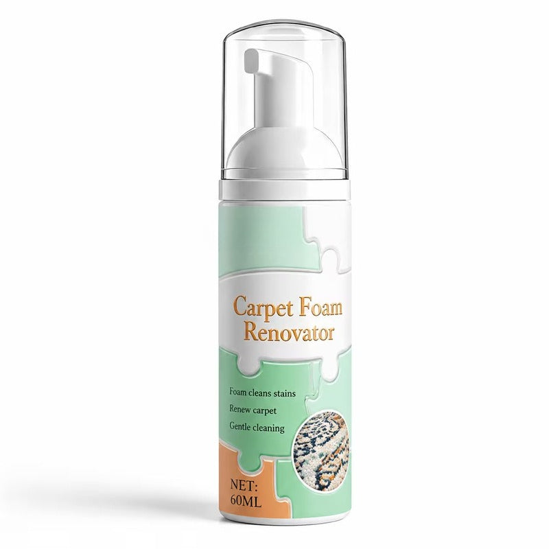 Household carpet foam cleaner