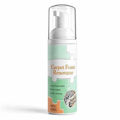 Household carpet foam cleaner