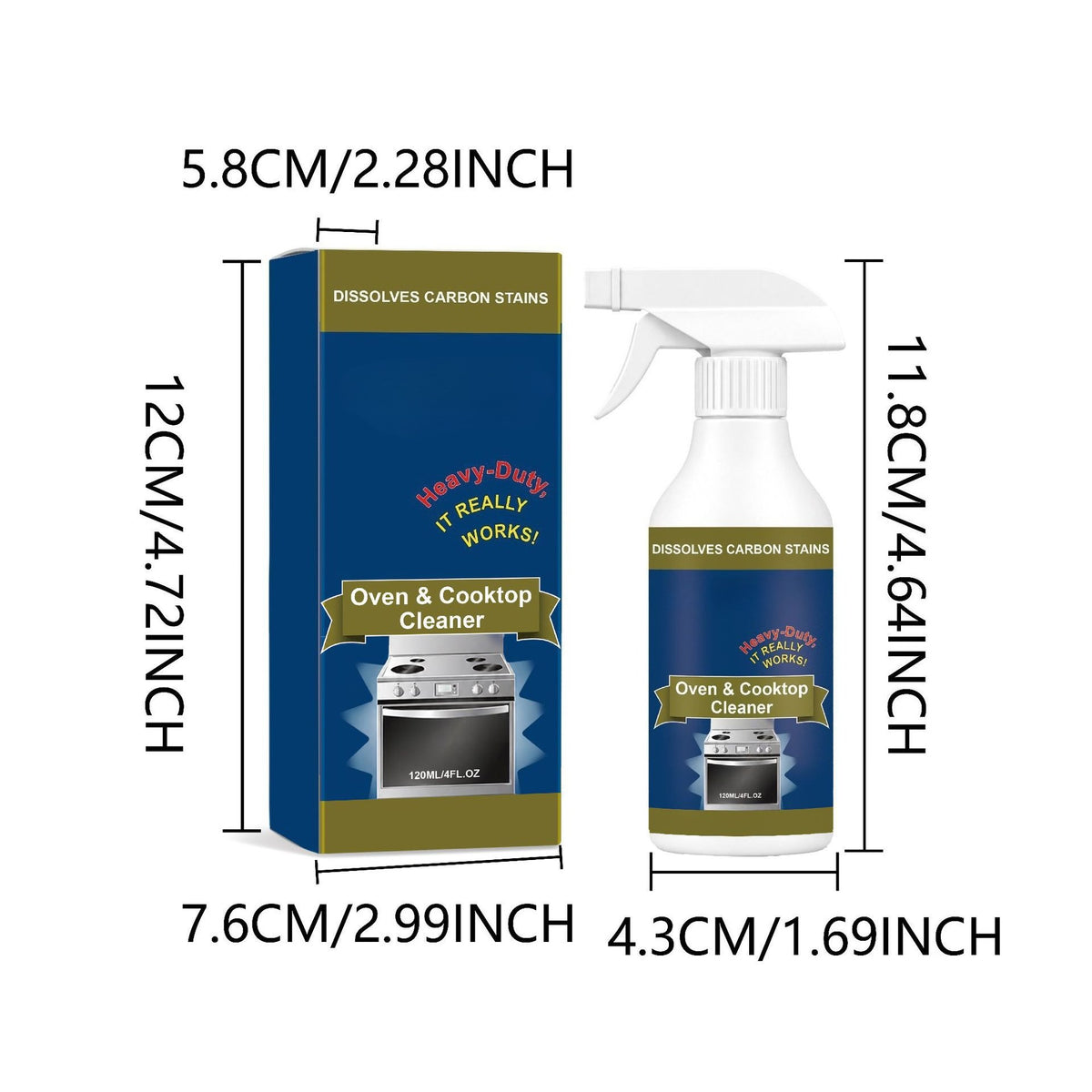 Oven & Cooktop Cleaner Spray