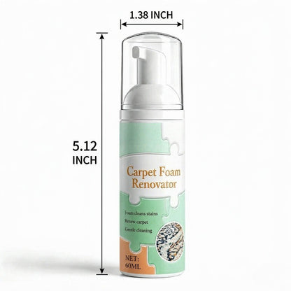 Household carpet foam cleaner