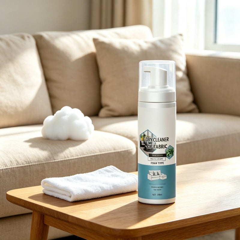 Fabric Dry Cleaner Foam Spray for Sofa, Upholstery and Textile Care