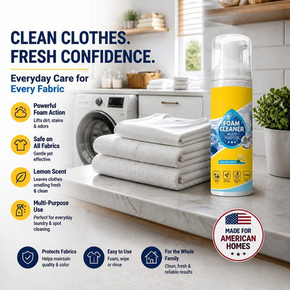 🥳2026 HOT SALE💞50K+ SOLD! Grease & Stain Remover🚗Powerful & Multipurpose Car Interior Foam Cleaner
